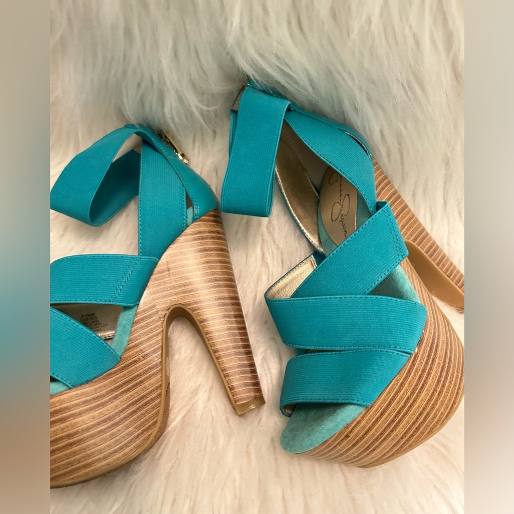 Used platforms shoes.